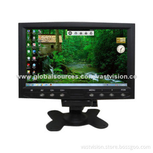 8-inch Wide Screen TFT LCD Monitor with BNC/VGA/HDMI Input Available